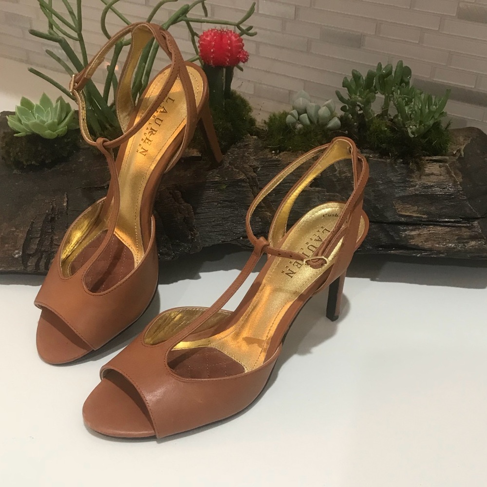 Ralph Lauren T Strap Heel New